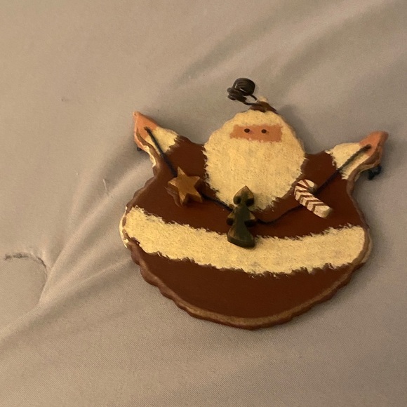 Rustic Santa Claus Hanging Ornament - Picture 1 of 6